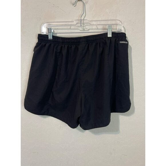 Adidas PrimeGreen Black White Stripe Athleticwear Shorts Running Shorts Sz US XL - Picture 4 of 6